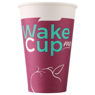 HB90-530-0740 Tek kullanımlık karton bardak "Wake Me Cup" 16 oz (400 ml)