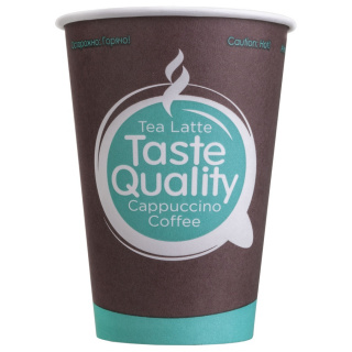 HB70-210-1164 Tek kullanımlık karton bardak "Taste Quality" 7 oz (200 ml)