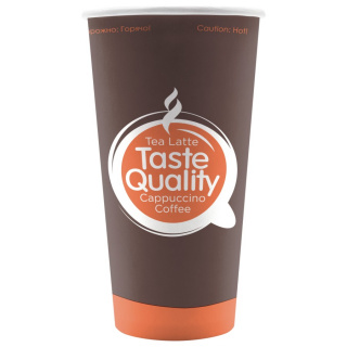 HB90-630-112621 Tek kullanımlık karton bardak "Taste Quality" 18 oz (500&nbsp;ml)