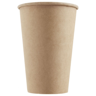 HB90-530-K-4976 Tek kullanımlık karton bardak kraft 16 oz (400&nbsp;ml)