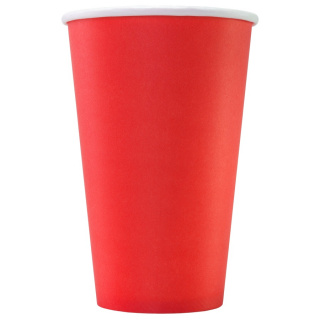 HB80-360-2304 Otomat için tek kullanımlık karton bardak kırmızı 12 oz (300&nbsp;ml)