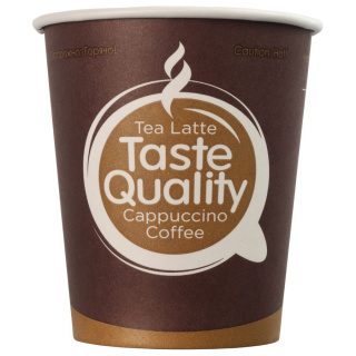 HB80-280v-112606 Tek kullanımlık karton bardak "Taste Quality" 8 oz (250&nbsp;ml)