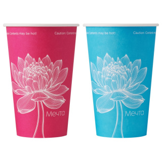 HB80-360-109907 Otomat için tek kullanımlık karton bardak "Lotus" 12 oz (300&nbsp;ml)