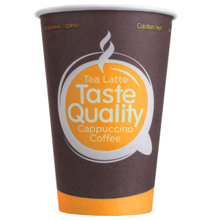 HB73-260-2773 Otomat için tek kullanımlık karton bardak "Taste Quality" 8 oz (230 ml)