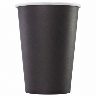 HB90-430-L-133048 Tek kullanımlık karton bardak siyah 12 oz (300&nbsp;ml) LIGHT