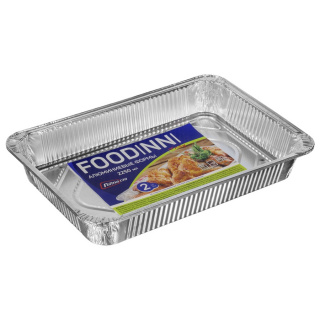 R2G-2FDN Set of aluminum container 2 pcs, 312x211х43 mm