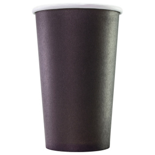 HB90-530-0574 Tek kullanımlık karton bardak siyah 16 oz (400 ml)