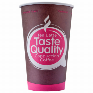 HB90-530-0399 Tek kullanımlık karton bardak "Taste Quality" 16 oz (400&nbsp;ml)