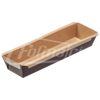 RP260LB Dikdörtgen Kek Kalıbı açık kahverengi, 100х280, 65х260, 55 mm