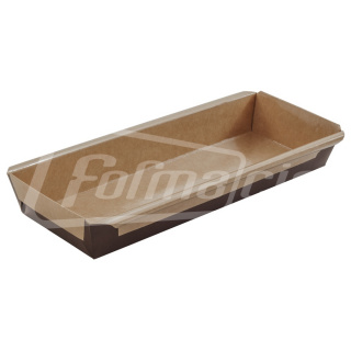 RP220LB Dikdörtgen Kek Kalıbı açık kahverengi, 105х235, 75х220, 30 mm