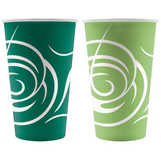 HB90-530-124206 Tek kullanımlık karton bardak "Crema" 16 oz (400&nbsp;ml)