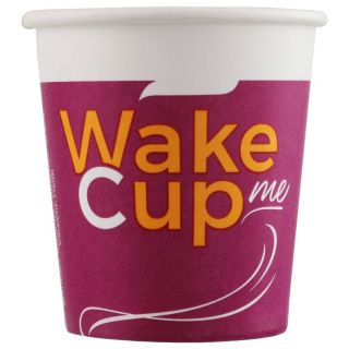 HB62-120-0733 Tek kullanımlık karton bardak "Wake Me Cup" 4 oz (100 ml)