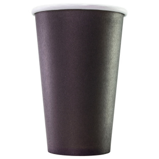 HB80-360-2194 Otomat için tek kullanımlık karton bardak siyah 12 oz (300&nbsp;ml)