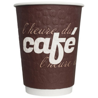 DWE90-430-123966 Tek kullanımlık çift cidarlı karton bardak 12 oz (300&nbsp;ml)