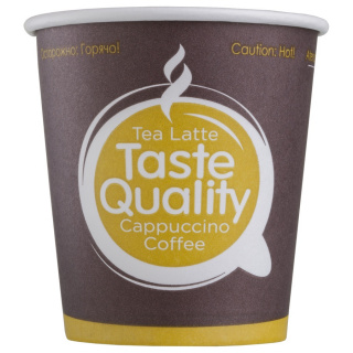 HB62-120-0076 Tek kullanımlık karton bardak "Taste Quality" 4 oz (100&nbsp;ml)