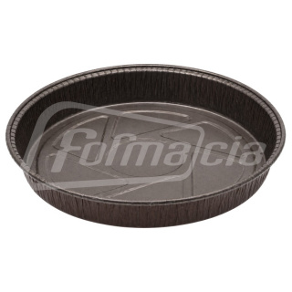 C200-25BLACK Lamine Yuvarlak Kağit Kek Kalıbı (D220, d198, h25 mm), siyah