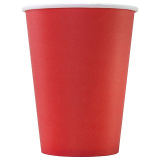 HB90-430-0497 Tek kullanımlık karton bardak "Formacia Kırmızı" 12 oz (300&nbsp;ml)