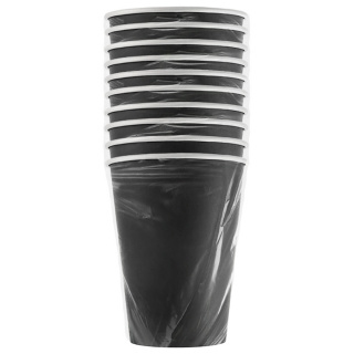 HB90-430-10-0459 Tek kullanımlık karton bardak "Formacia Siyah" 12 oz (300&nbsp;ml)