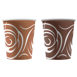 HB80-280v-112591 Tek kullanımlık karton bardak "Crema" 8 oz (250&nbsp;ml)