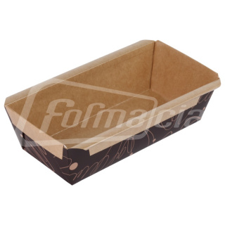 RP150LB Dikdörtgen Kek Kalıbı açık kahverengi, 100х170, 65х150, 45 mm
